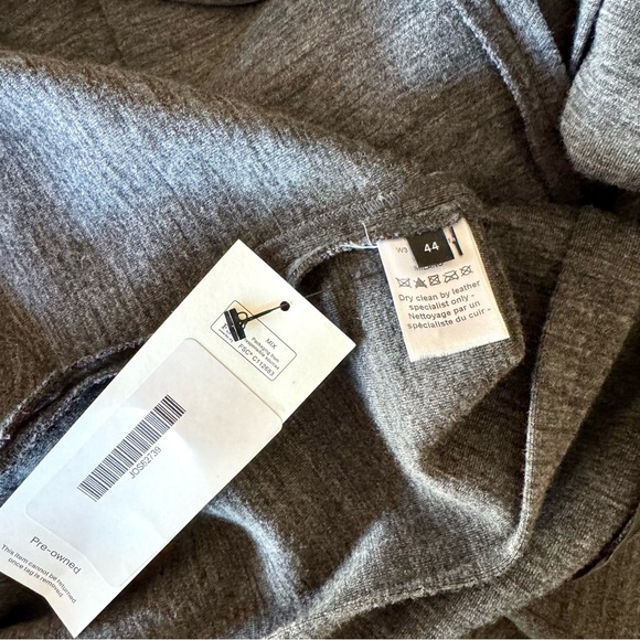 EUC grey virgin wool Joseph shift dress XL - Picture 7 of 11